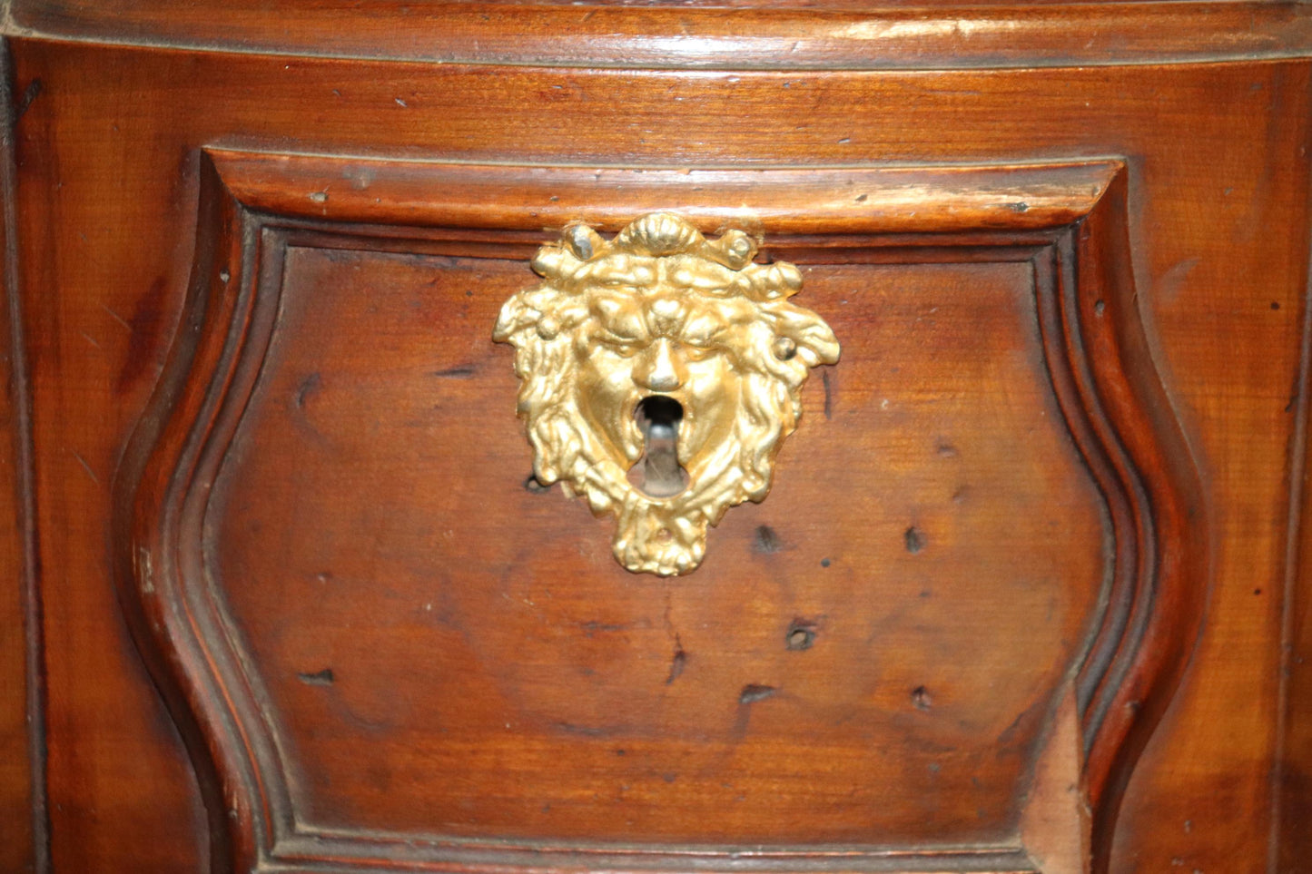 Antique Period French Louis XV French Provincial Walnut Commode Circa 1840