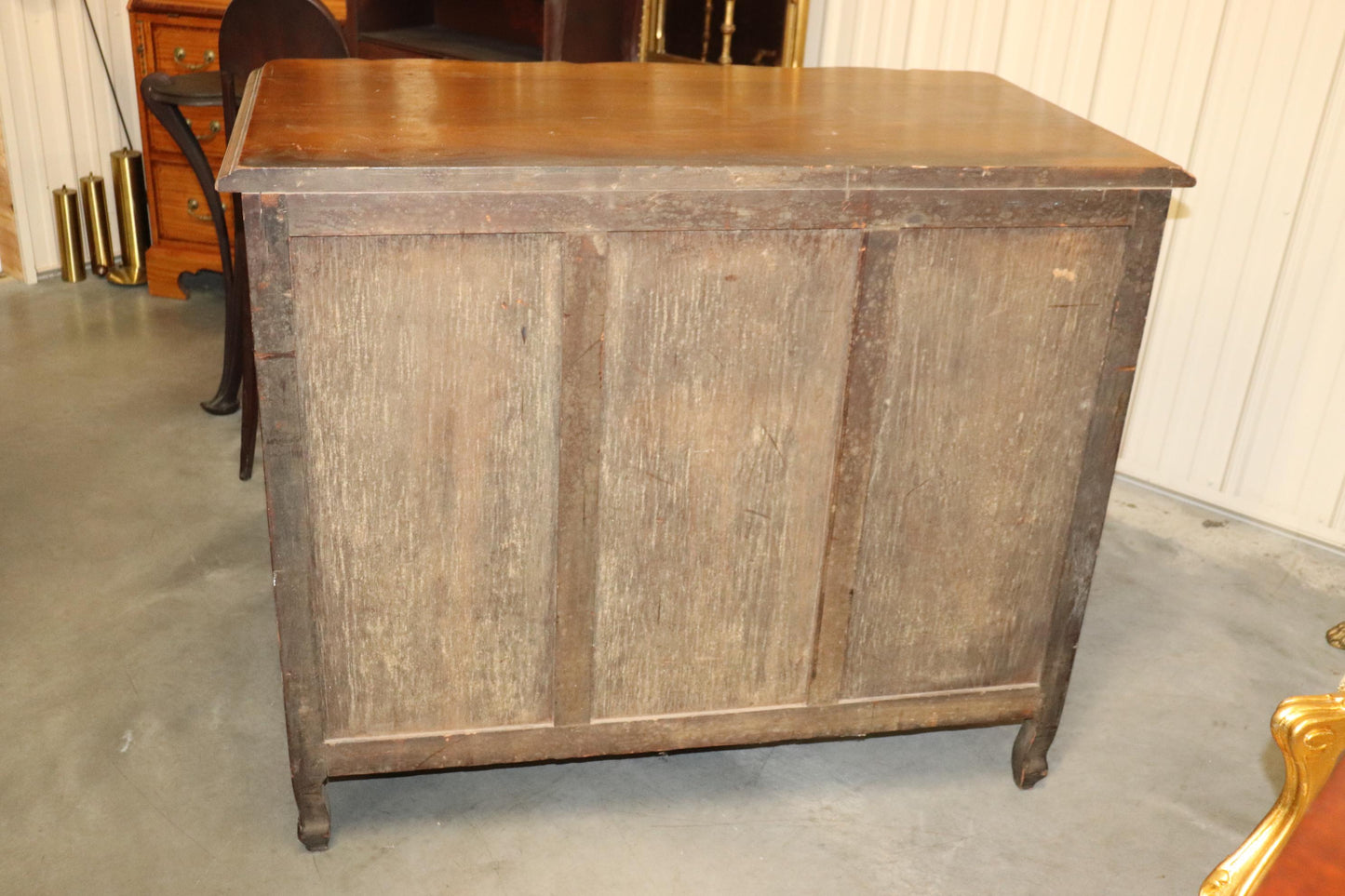 Antique Period French Louis XV French Provincial Walnut Commode Circa 1840