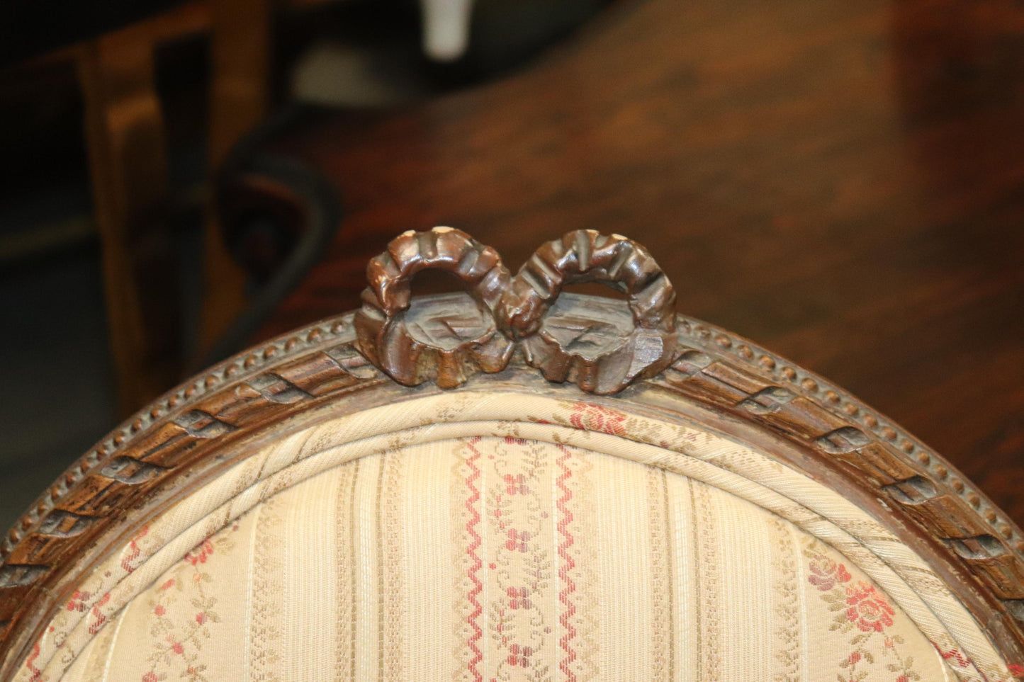 Fine Quality Pair of French Louis XVI Carved Side Chairs, Circa 1940s