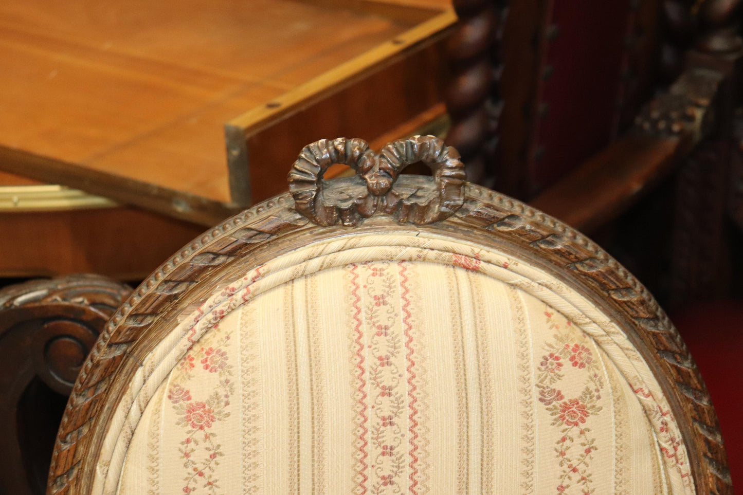 Fine Quality Pair of French Louis XVI Carved Side Chairs, Circa 1940s