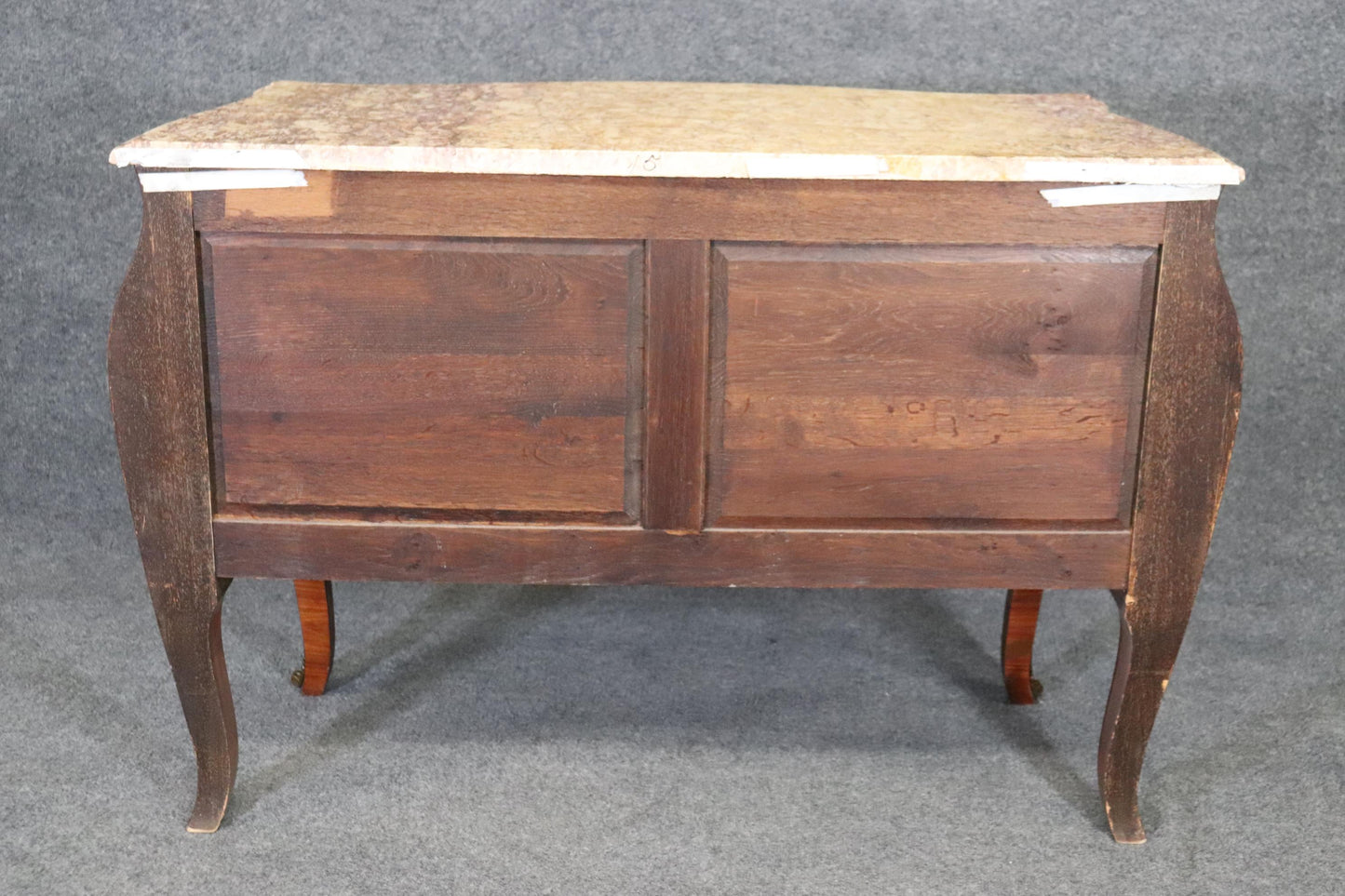 Superb Bronze Mounted French Louis XV Marble Top Commode, circa 1900