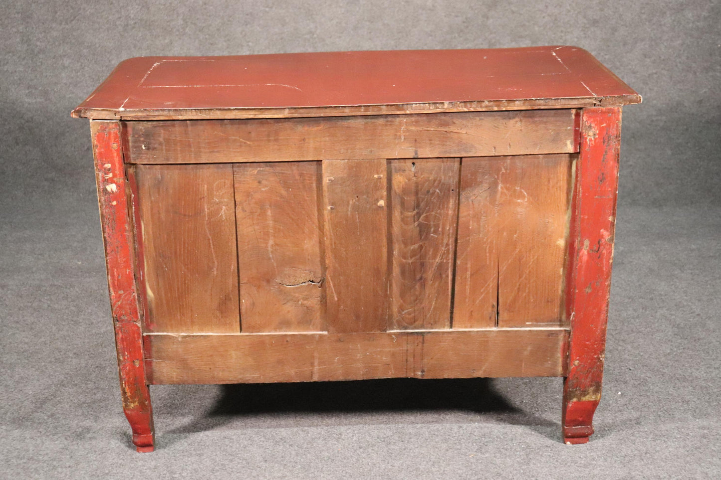 Antique 1820s Era French Louis XV Chinoiserie Paint Decorated Commode Dresser