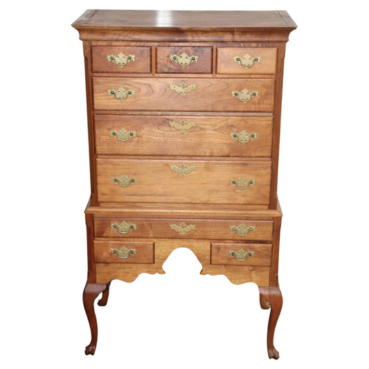 Fine Quality Bench-Made Sold Walnut Trifid Foot Georgian Dresser