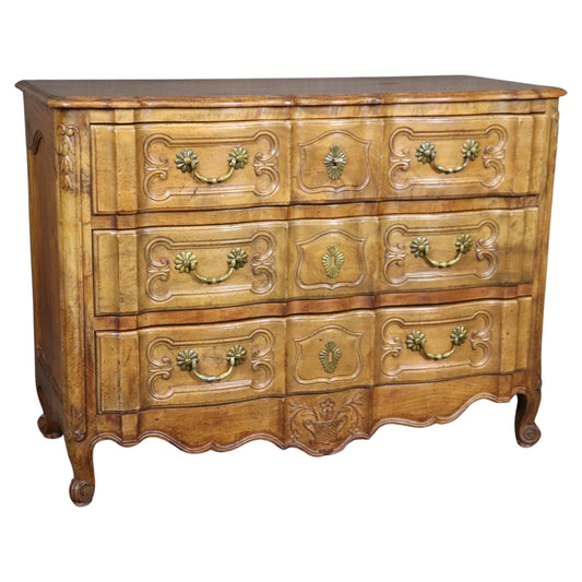 Fine Quality Auffray Attributed Country French Commode with Italian Paper Lining